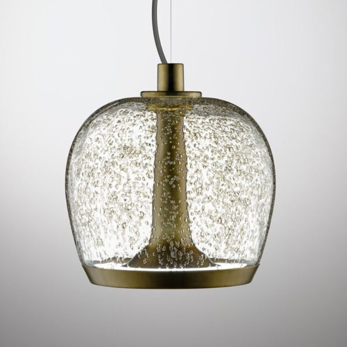 Leucos Aurelia Bold S22 2-lt 9" LED Pendant, Single Switch