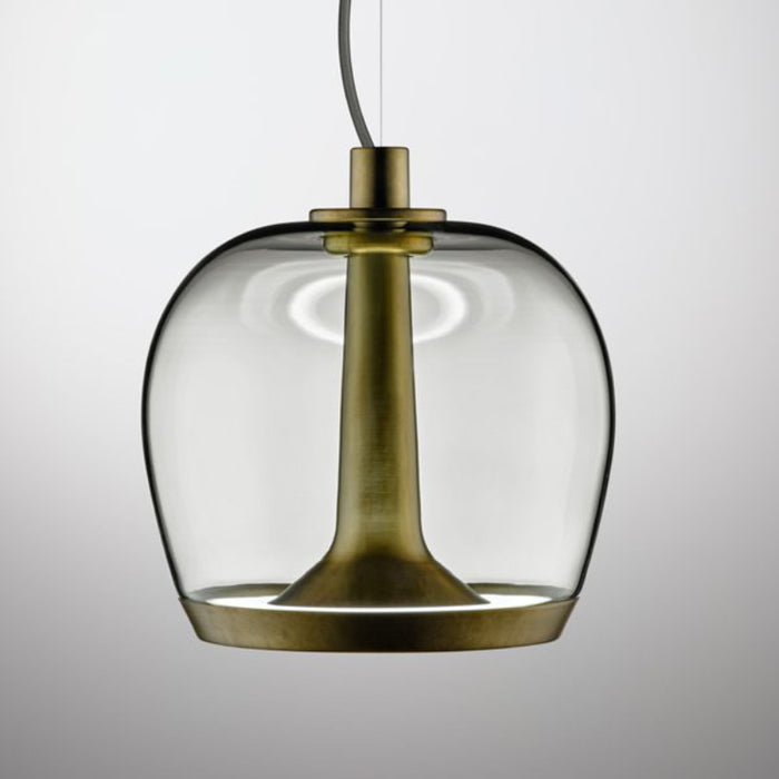 Leucos Aurelia Bold S22 2-lt 9" LED Pendant, Single Switch