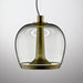 Leucos Aurelia Bold S22 2-lt 9" LED Pendant, Single Switch