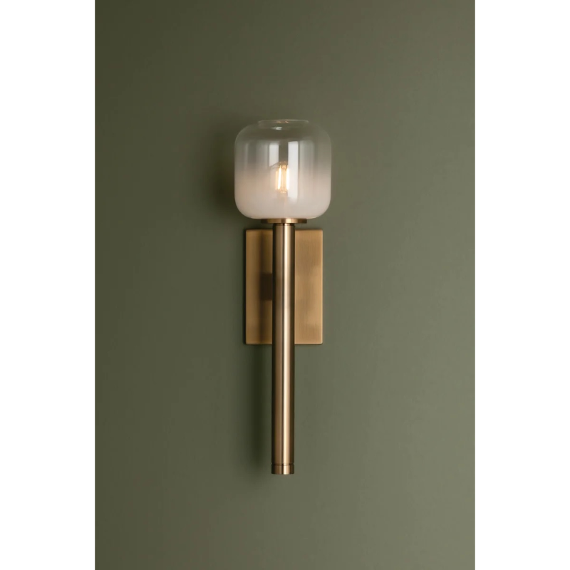 Troy B2119 Axton 1-lt 19" Tall Wall Sconce - Patina Brass