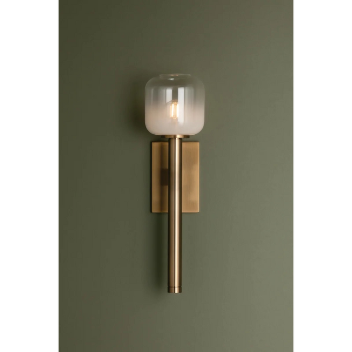Troy B2119 Axton 1-lt 19" Tall Wall Sconce - Patina Brass