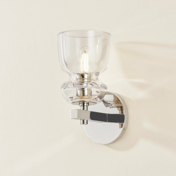 Troy B1109 Trey 1-lt 9" Tall Wall Sconce - Polished Nickel