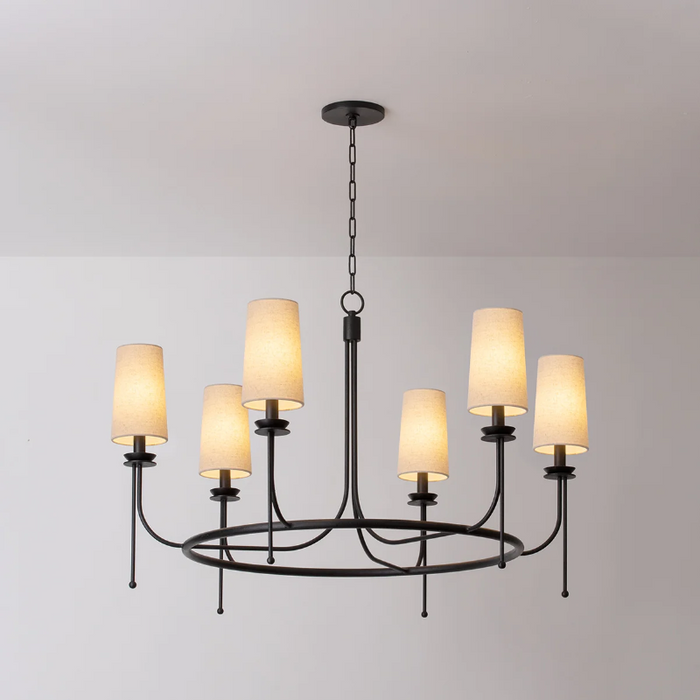 Troy F1240 Calder 6-lt 40" Chandelier