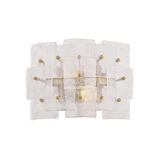 Troy B2111 Jacik 2-lt 14" Wall Sconce - Vintage Gold Leaf/Clear Candy