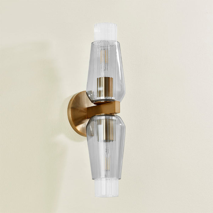 Troy B2218 Rex 2-lt 18" Tall Wall Sconce