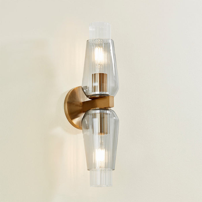 Troy B2218 Rex 2-lt 18" Tall Wall Sconce