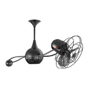 Matthews Fan Brisa 2000 39" Ceiling Fan with Decorative Cage - Black Nickel