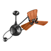 Matthews Fan Brisa 2000 40" Ceiling Fan with Wood Blades - Black Nickel