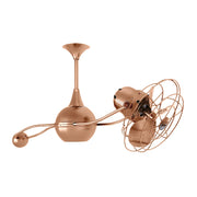 Matthews Fan Brisa 2000 39" Ceiling Fan with Decorative Cage - Brushed Copper 