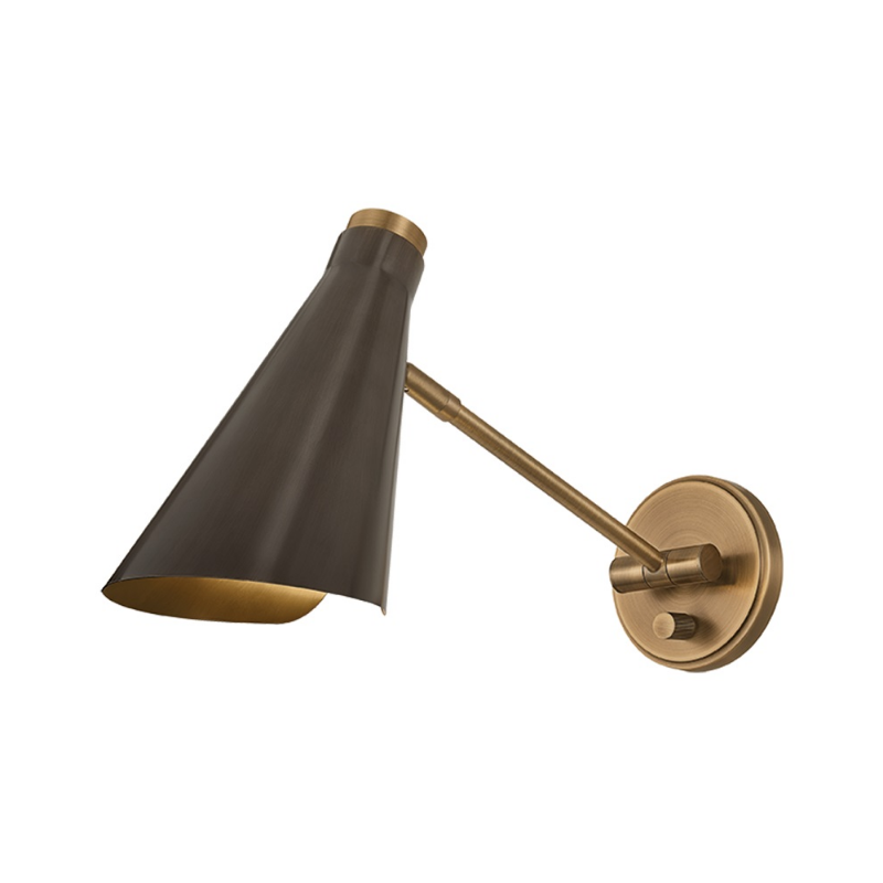 Troy B4311 Andersen 1-lt 10" Tall Wall Sconce - Bronze