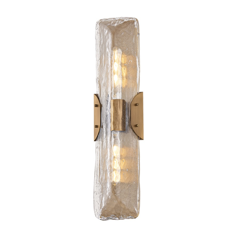 Troy B5124 Nordic 2-lt 24" Tall Wall Sconce - Patina Brass