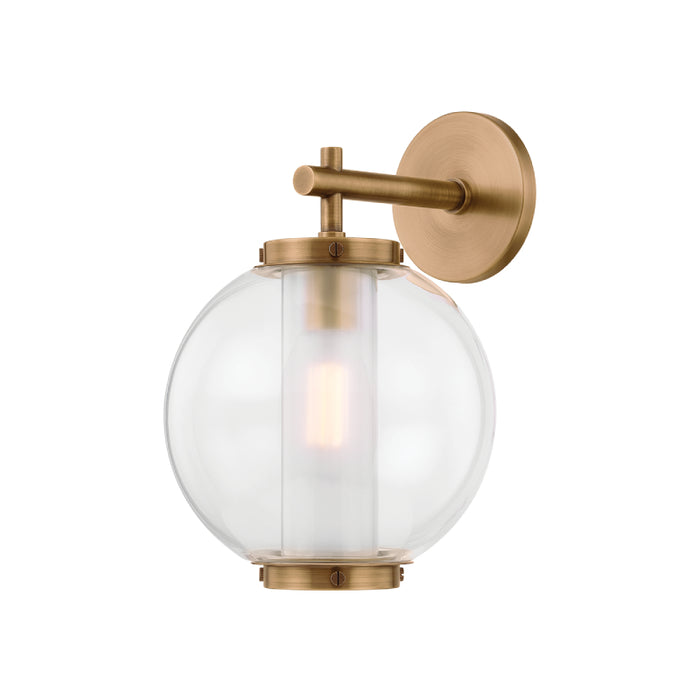 Troy B6214 Marco 1-lt 14" Tall Outdoor Wall Sconce - Patina Brass