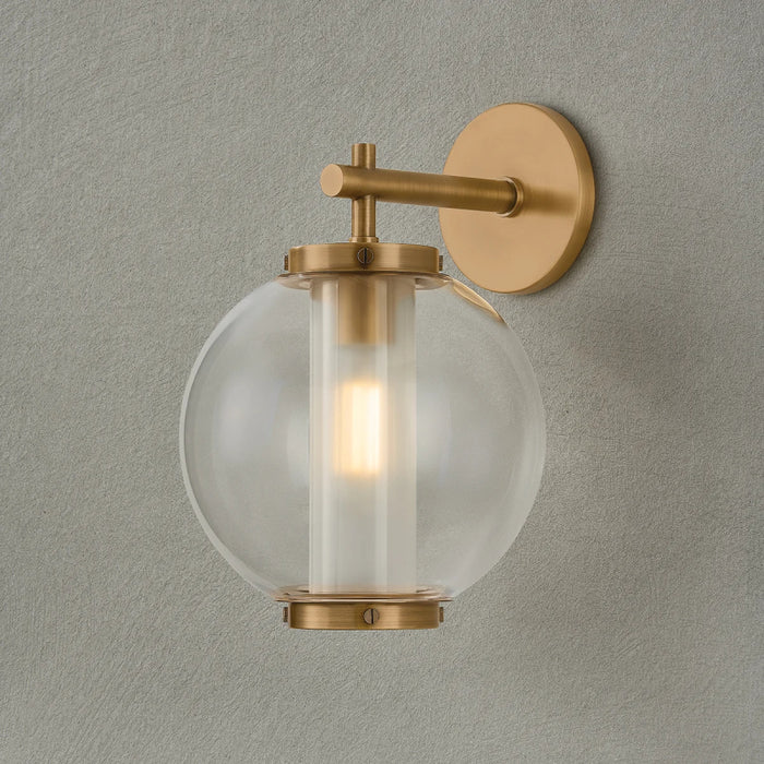 Troy B6214 Marco 1-lt 14" Tall Outdoor Wall Sconce - Patina Brass