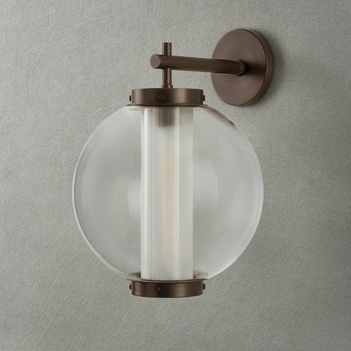 Troy B6218 Marco 1-lt 18" Tall Outdoor Wall Sconce - Bronze