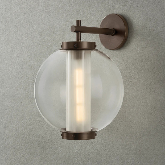 Troy B6218 Marco 1-lt 18" Tall Outdoor Wall Sconce - Bronze