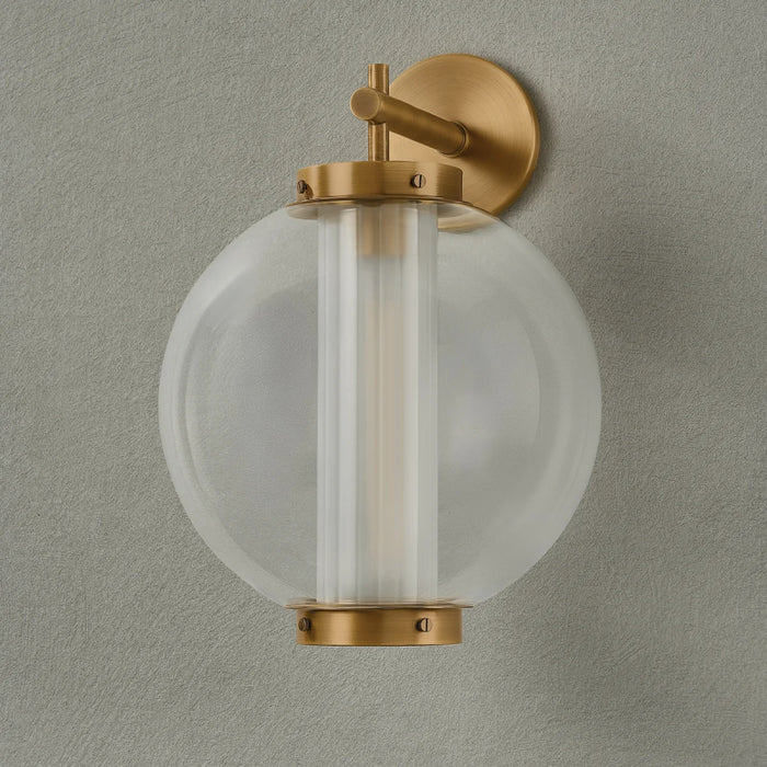 Troy B6218 Marco 1-lt 18" Tall Outdoor Wall Sconce - Patina Brass