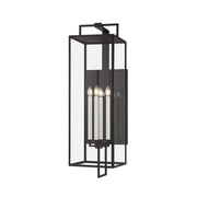 Troy B6340 Beckham 4-lt 40" Tall Outdoor Wall Sconce - Forged Iron