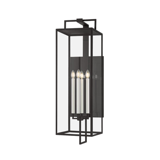 Troy B6340 Beckham 4-lt 40" Tall Outdoor Wall Sconce - Forged Iron