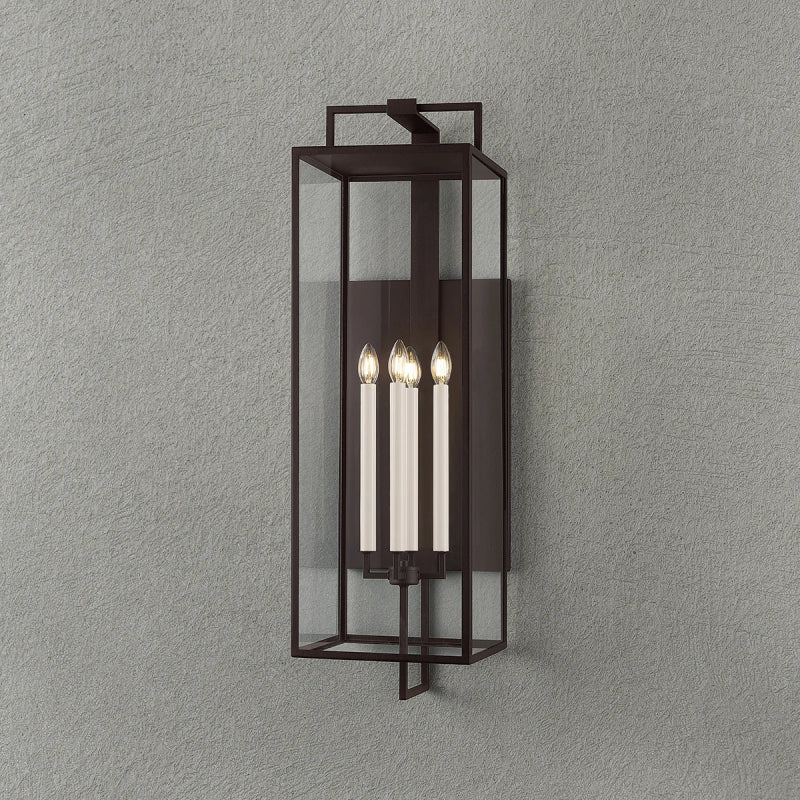 Troy B6340 Beckham 4-lt 40" Tall Outdoor Wall Sconce - Textured Bronze