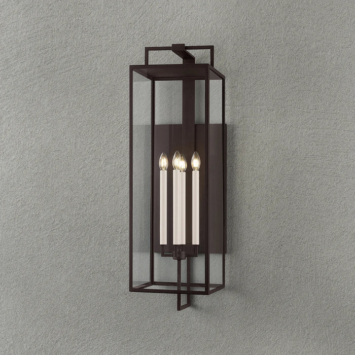 Troy B6340 Beckham 4-lt 40" Tall Outdoor Wall Sconce - Textured Bronze