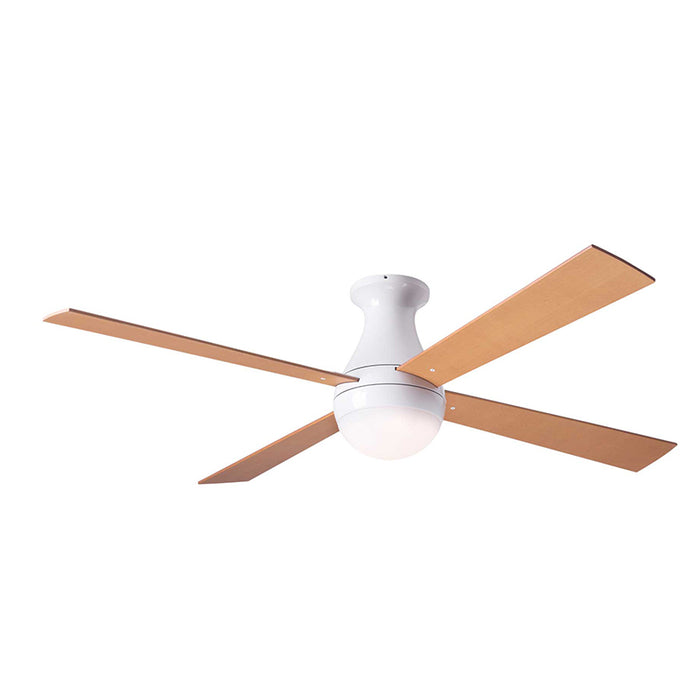 Modern Fan Ball Flush 52" Ceiling Fan with LED Light