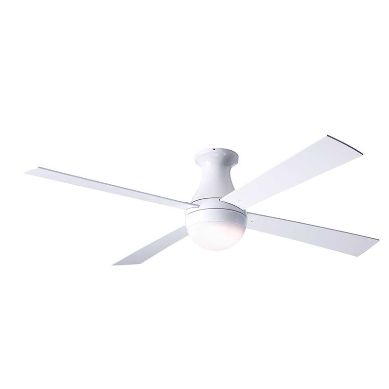 Modern Fan Ball Flush 52" Ceiling Fan with LED Light