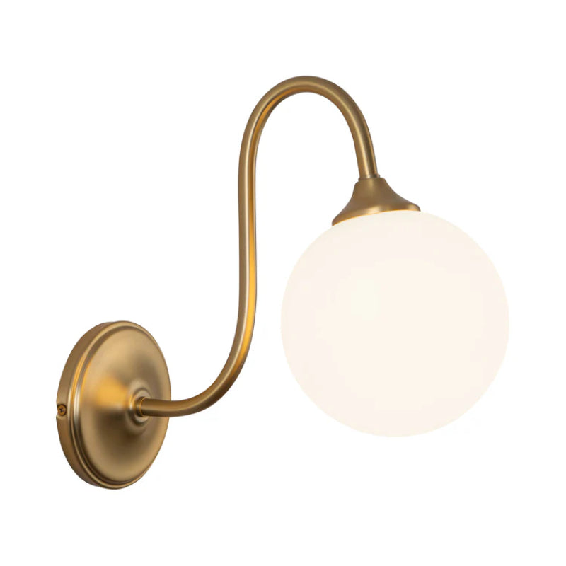 Alora Mood WV561106 Bancroft 1-lt 12" Tall LED Wall/Vanity Light - Brushed Gold