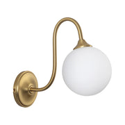 Alora Mood WV561106 Bancroft 1-lt 12" Tall LED Wall/Vanity Light - Brushed Gold