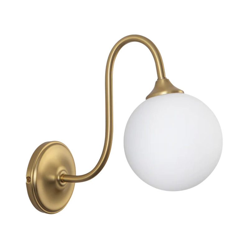 Alora Mood WV561106 Bancroft 1-lt 12" Tall LED Wall/Vanity Light - Brushed Gold
