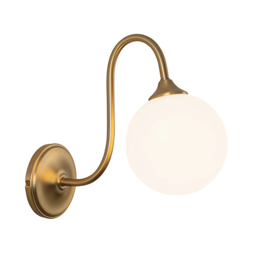 Alora Mood WV561106 Bancroft 1-lt 12" Tall LED Wall/Vanity Light - Brushed Gold
