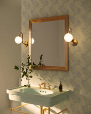 Alora Mood WV561106 Bancroft 1-lt 12" Tall LED Wall/Vanity Light - Brushed Gold