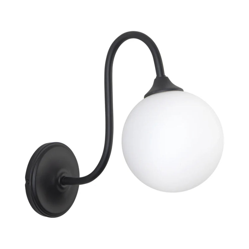 Alora Mood WV561106 Bancroft 1-lt 12" Tall LED Wall/Vanity Light - Matte Black