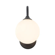 Alora Mood WV561106 Bancroft 1-lt 12" Tall LED Wall/Vanity Light - Matte Black