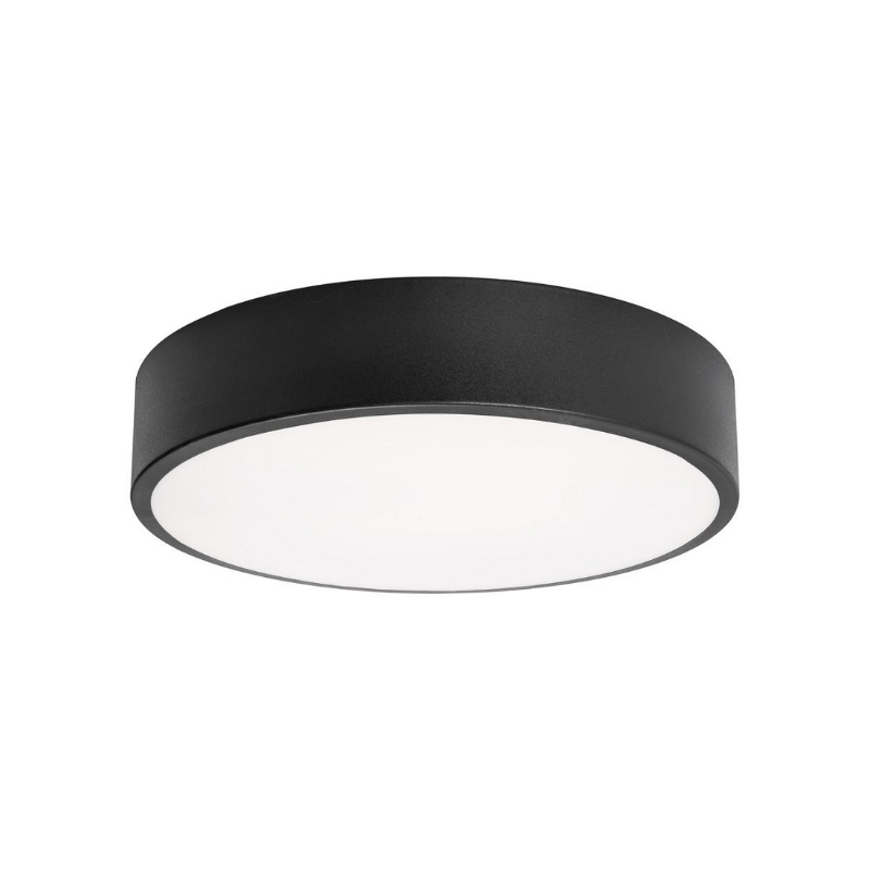 AFX BAYF12LAJUD Bailey 1-lt 12" LED Flush Mount - Black