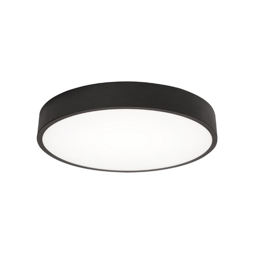 AFX BAYF14LAJUD Bailey 1-lt 14" LED Flush Mount with Emergency Battery Back-Up and Motion Sensor - Black