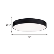 AFX BAYF19LAJUD Bailey 1-lt 19" LED Flush Mount with Motion Sensor