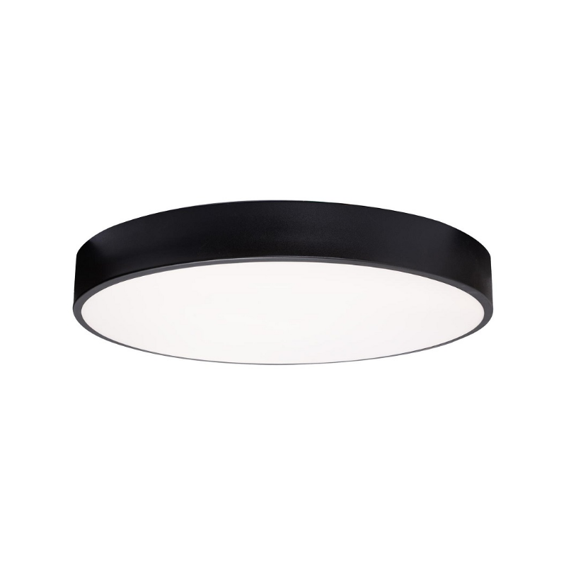 AFX BAYF19LAJUD Bailey 1-lt 19" LED Flush Mount with Motion Sensor - Black