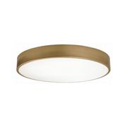 AFX BAYF19LAJUD Bailey 1-lt 19" LED Flush Mount - Light Antique Brass