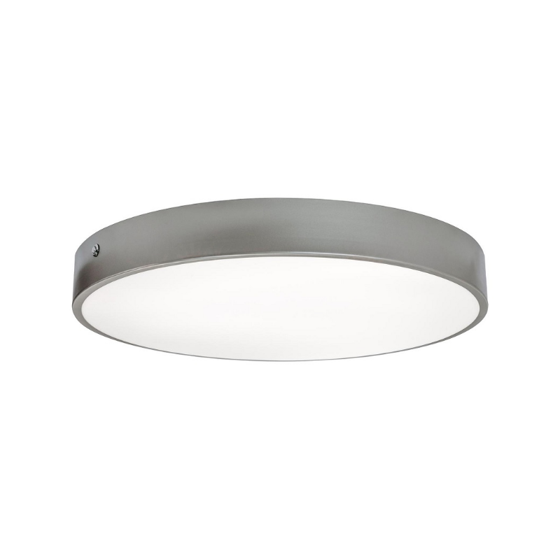 AFX BAYF19LAJUD Bailey 1-lt 19" LED Flush Mount with Motion Sensor - Satin Nickel