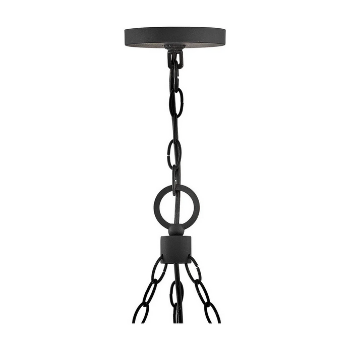 Hinkley 29208 Sawyer Large 9-lt 30" LED Outdoor Single Tier Chandelier, 12V