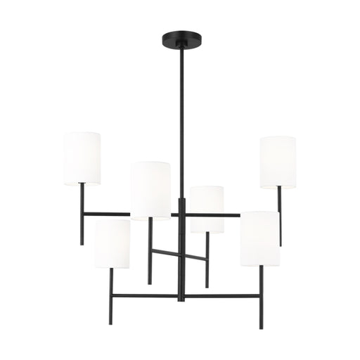 Visual Comfort BC1006 Key 6-lt 32" Large Chandelier - Midnight Black