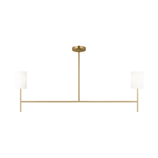 Visual Comfort BC1012 Key 2-lt 52" Medium Linear Chandelier - Burnished Brass