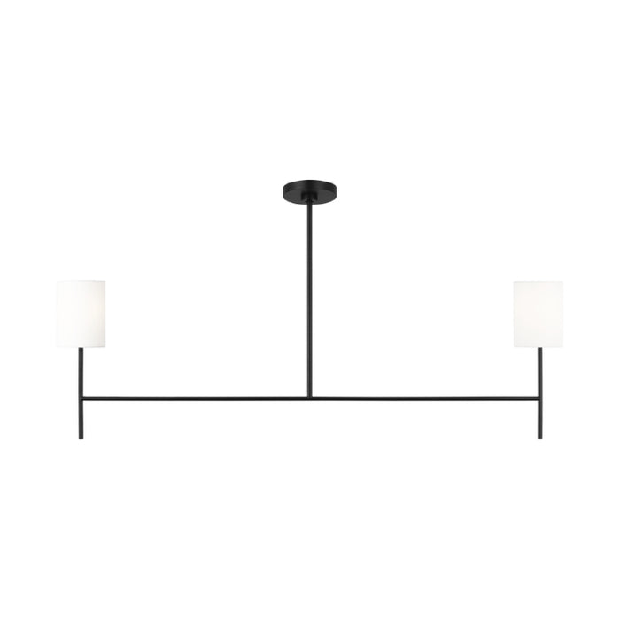 Visual Comfort BC1012 Key 2-lt 52" Medium Linear Chandelier - Midnight Black