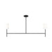 Visual Comfort BC1012 Key 2-lt 52" Medium Linear Chandelier - Midnight Black