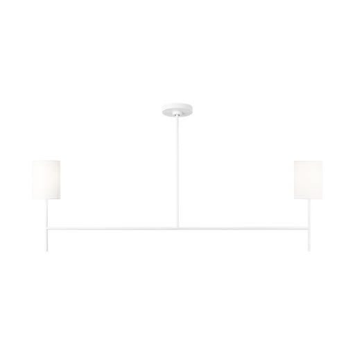 Visual Comfort BC1012 Key 2-lt 52" Medium Linear Chandelier - Matte White