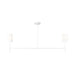 Visual Comfort BC1012 Key 2-lt 52" Medium Linear Chandelier - Matte White