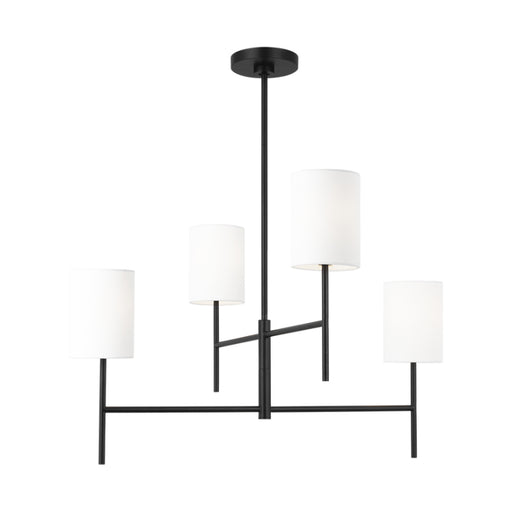Visual Comfort BC1024 Key 4-lt 32" Medium Chandelier - Midnight Black