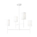 Visual Comfort BC1024 Key 4-lt 32" Medium Chandelier - Matte White