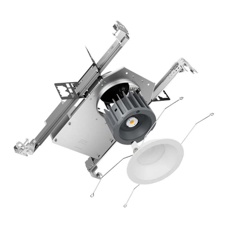 DMF C Series 4" LED Round New Construction Downlight, 2000lm