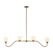 Alora Mood LP408148 Beckett 4-lt 49" Pendant-Brushed Gold
